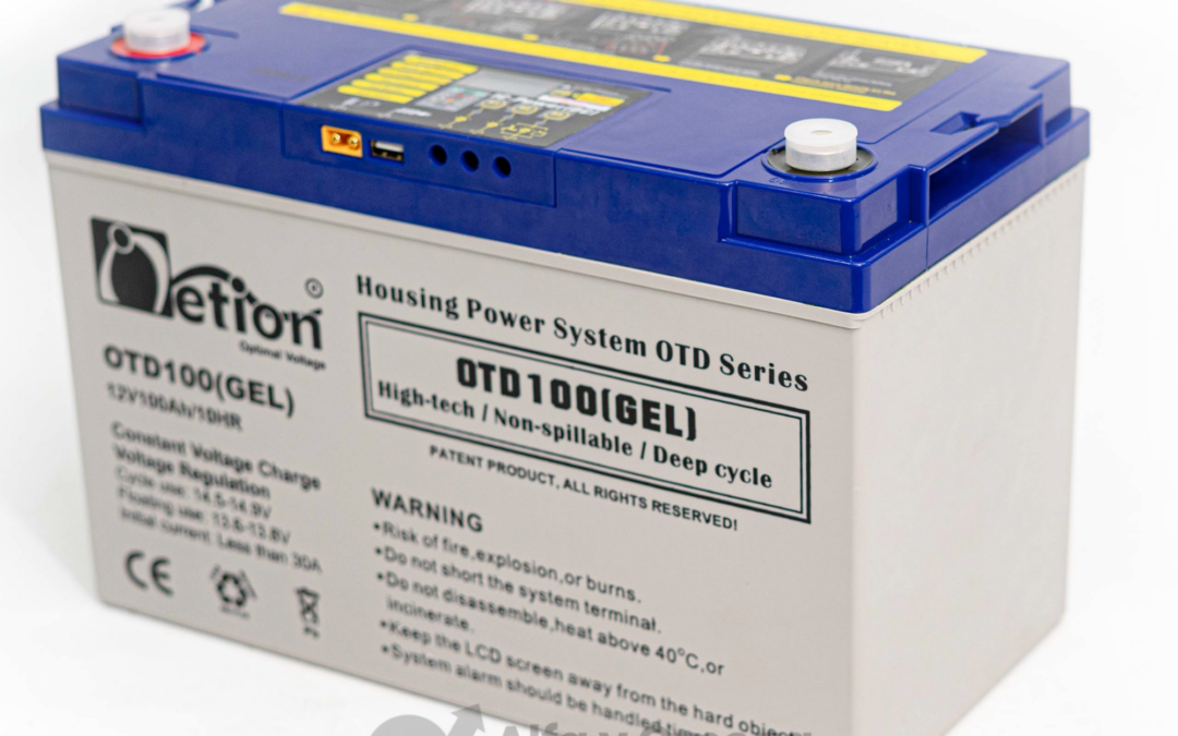 Batería Gel Inteligente con Display de Monitoreo y Puertos de Conexión Netion 12V100AH