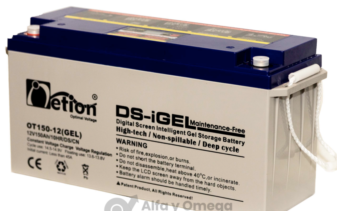 Batería Gel con Display de Monitoreo Netion 12V150AH