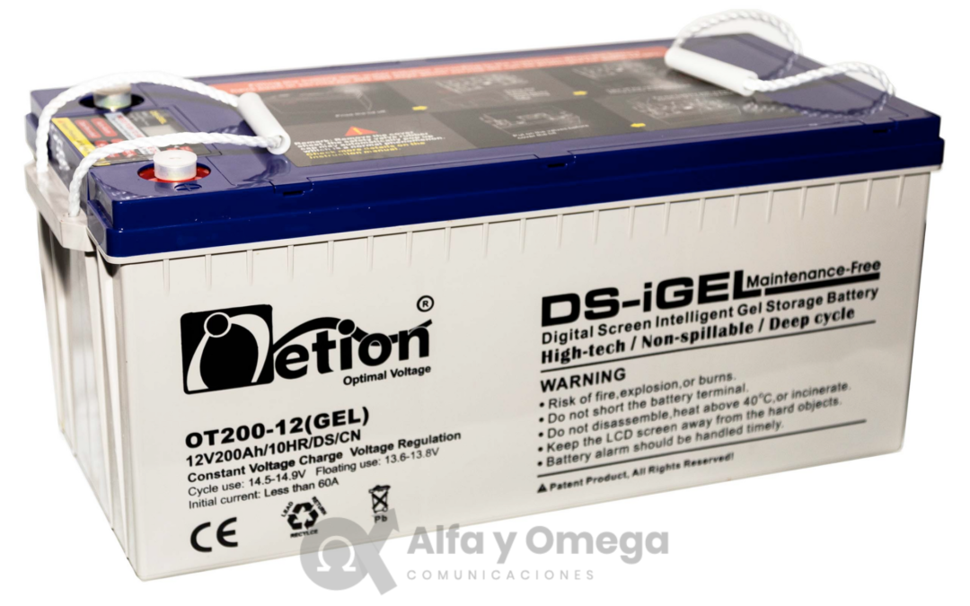 Batería Gel con Display de Monitoreo Netion 12V200AH